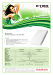 Raidsonic Icy Box IB-226StU-WH USB powered