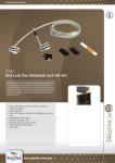 Dataflex Fast Lock Duo Notebook Lock KA 461