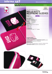 Cellular Line Hello Kitty Netbook Sleeve 11"