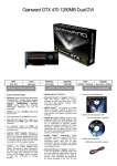 Gainward 4260183361053 GeForce GTX 470 1.25GB graphics card