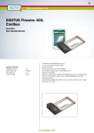 Digitus 3-port Firewire Cardbus card