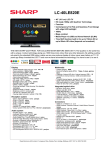 Sharp LC-40LE820E LCD TV