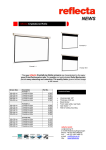 Reflecta Crystal-Line Rollo lux 160 x 160