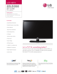 LG 22LD350 22" HD-Ready Black LCD TV