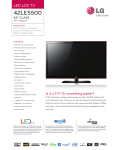 LG 42LE5500 42" Full HD LED TV