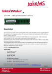 takeMS DDR3-1600, 2GB