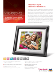 Viewsonic VFD-1020-12 digital photo frame