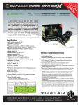 BFG Tech BFGE98512GTXOCXE GeForce 9800 GTX graphics card