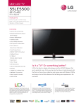 LG 55LE5500 55" Full HD LCD TV