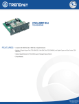 Trendnet 2-Port Gigabit Mini-GBIC Module