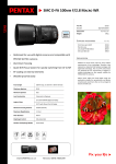 Pentax D-FA 100 mm f/2,8 Macro WR