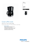 Philips HD7452/20 coffee maker