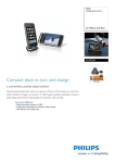 Philips Charge and sync dock DLM2246