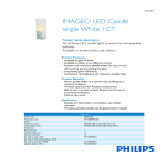 Philips IMAGEO LED Candle single White 1CT