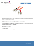 StarTech.com 10m Multimode 50/125 Duplex Fiber Patch Cable SC - SC