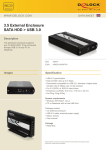 DeLOCK 3.5 External Enclosure SATA HDD > USB 3.0