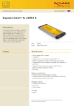 DeLOCK 1x eSATA II Express Card