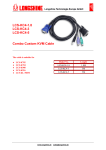 Longshine LCS-KC4-5 keyboard video mouse (KVM) cable