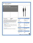 Kensington AUX Audio Cable