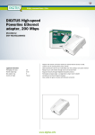 Digitus Powerline Ethernet adapter