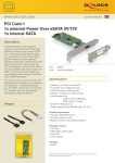 DeLOCK eSATA/SATA PCI Card