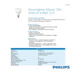 Philips Downlighter ESaver 7W WW E14 R50 1CT