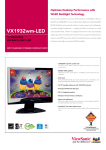 Viewsonic LED LCD VX1932WM-LED