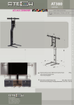 Ateca AT380 flat panel floorstand