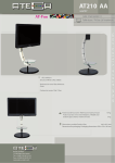 Ateca AT210AA011 flat panel floorstand