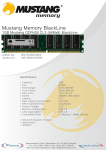 Mustang 1GB DDR 184-pin DIMM Kit
