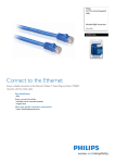 Philips CAT 5e networking patch cable SWN1126