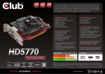 CLUB3D HD5770 Overclocked Edition 1GB