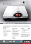 Hitachi CP-DW10N data projector