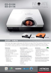 Hitachi ED-D10N data projector