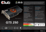 CLUB3D GTS 250 1GB