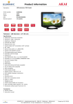 Akai ALED2201 22" HD-Ready Black LED TV