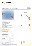 DeLOCK 46212 flat panel wall mount