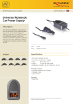 DeLOCK Notebook Car Power Supply