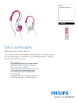 Philips Earhook Headphones SHS4848