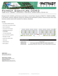 Patriot Memory 4GB DDR3 PC3-10600 DC Kit
