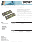 Patriot Memory 4GB DDR2 PC2-8500 DC Kit