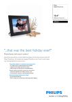 Philips SPF5010 digital photo frame