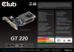 CLUB3D GT 220 GeForce GT 220 1GB