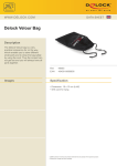 DeLOCK Velour Bag