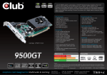 CLUB3D CGNX-G9524YLI 1GB graphics card