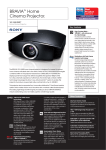 Sony VPL-VW85 data projector