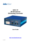 DataVideo DAC-15 video capture board