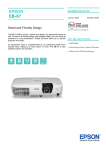 Epson EB-X7 video Projector