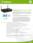 Trendnet TEW-634GRU router
