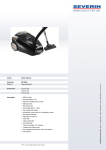 Severin BR7953 vacuum cleaner